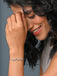 CLARA 925 Pure Silver Designer Hand Bracelet
