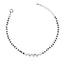 CLARA 925 Sterling Silver Leaf Hand Mangalsutra Bracelet