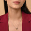 Silver Elio Multicolor Ring Pendant Chain