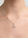 CLARA 925 Sterling Silver Rabbit Pendant Chain Necklace