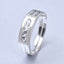 CLARA Real 925 Sterling Silver Enzo Band Ring