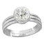 Certified Zircon 9.3cts or 10.25ratti 92.5 Sterling Silver Adjustable Ring