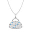 Silver Handbag Pendant Chain Necklace