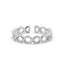 Silver Infinity Finger Ring Thumb Band