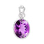 Certified Amethyst Katela Silver Pendant 9.3cts or 10.25ratti