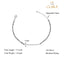 CLARA 925 Sterling Silver Bar Hand Mangalsutra Bracelet