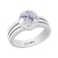 Certified Zircon Stunning Silver Ring 6.5cts or 7.25ratti