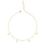 Silver Star & Pearl Charm Necklace Chain