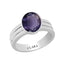 Certified Iolite Neeli Stunning Silver Ring 5.5cts or 6.25ratti