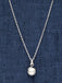Clara 92.5 Sterling Silver Designer Real Pearl Pendant with Chain Gift for Women and Girls