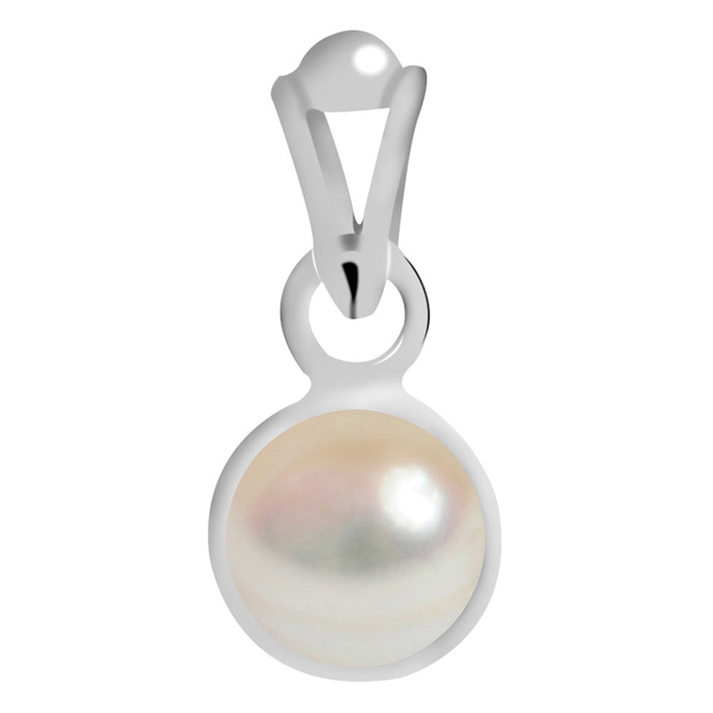 Certified Pearl (Moti) Silver Pendant 3.9cts or 4.25ratti