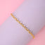 CLARA 925 Pure Silver Texture Chain Bracelet