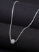 CLARA 925 Sterling Silver Rhodium Plated Ball Pendant with Chain Gift for Women and Girls