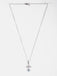 CLARA 925 Sterling Silver Evil Eye Flower Pendant Chain Necklace