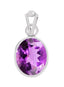 Certified Amethyst (Katela) Silver Pendant 7.5cts or 8.25ratti
