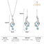 Silver Valentina Jewellery Set