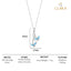 Silver Butterfly Pendant Chain Necklace