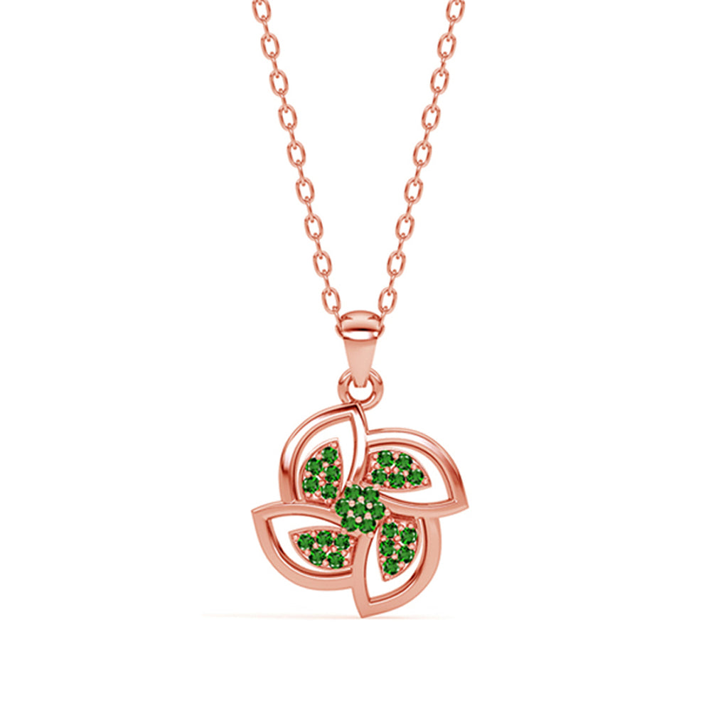 Silver Hermosa Pendant Chain Necklace