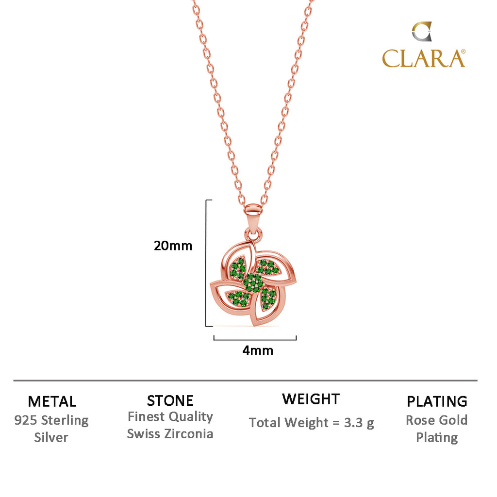 Silver Hermosa Pendant Chain Necklace