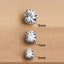 CLARA 925 Sterling Silver Round Solitaire Stud Men Earring Gift for Men & Boys 1 Piece