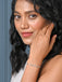 CLARA 925 Pure Silver Stone Infinity Hand Bracelet