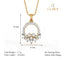 CLARA 925 Sterling Silver Tica Pendant Chain Necklace