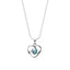 Silver Heart Pendant Chain Necklace