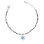 CLARA 925 Sterling Silver Snowflake Hand Mangalsutra Bracelet