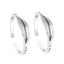 Silver Leaf Toe Rings Pair