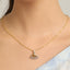 CLARA 925 Sterling Silver Irina Pendant Chain Necklace