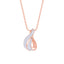 Silver Agda Pendant Chain Necklace