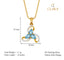 CLARA 925 Sterling Silver Melba Pendant Chain Necklace