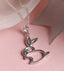 CLARA 925 Sterling Silver Rabbit Pendant Chain Necklace