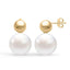 Silver Pearl Ball Studs Earrings