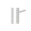 Silver Bar Studs Earrings