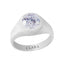 Certified Zircon Bold Silver Ring 3cts or 3.25ratti