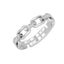 Silver Link Chain Ring