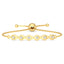 Silver Interlock Hand Bracelet