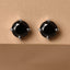 CLARA 925 Sterling Silver Black Studs Earrings Gift for Kids Girls