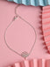 CLARA 925 Sterling Silver Lotus Anklet Payal ( Single ) Adjustable Chain Gift for Women and Girls
