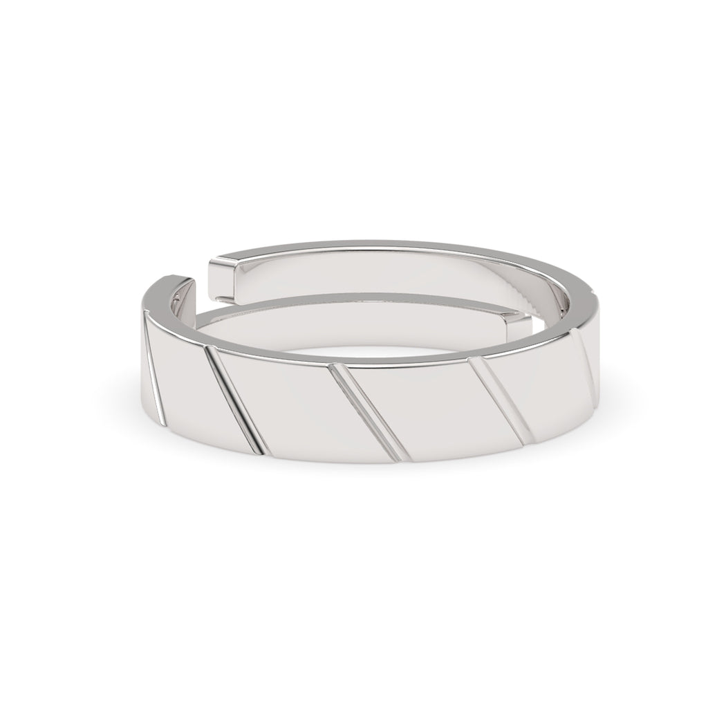 CLARA Real 925 Sterling Silver Twist Band Ring