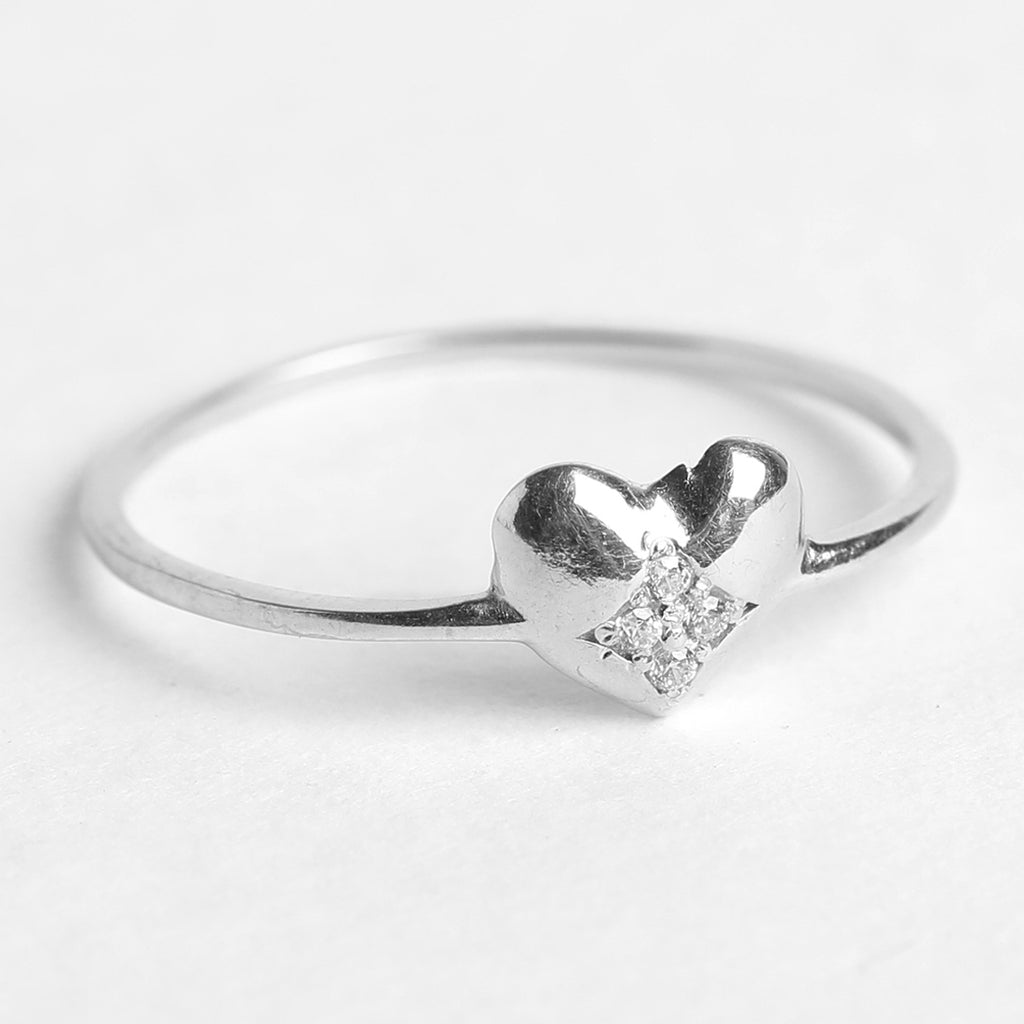 CLARA 925 Sterling Silver Love Ring