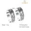 CLARA 925 Sterling Silver Irka Toe Rings Pair