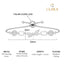 CLARA 925 Pure Silver Dragonfly Hand Bracelet