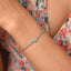 CLARA 925 Pure Silver Evil Eye Chain Bracelet