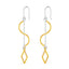 Silver Freya Long Earrings