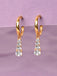 CLARA 925 Sterling Silver Graduation Hoop Bali Earrings