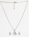 CLARA 925 Sterling Silver Agda Pendant Earring Chain Jewellery Set