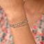 CLARA 925 Pure Silver Multi Chain Bracelet