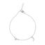 CLARA 925 Sterling Silver Minimal Anklet Payal ( Single ) Adjustable Chain Gift for Women and Girls